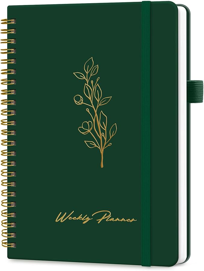 Taja Undated Weekly Planner, Weekly To Do List Notebook by Taja