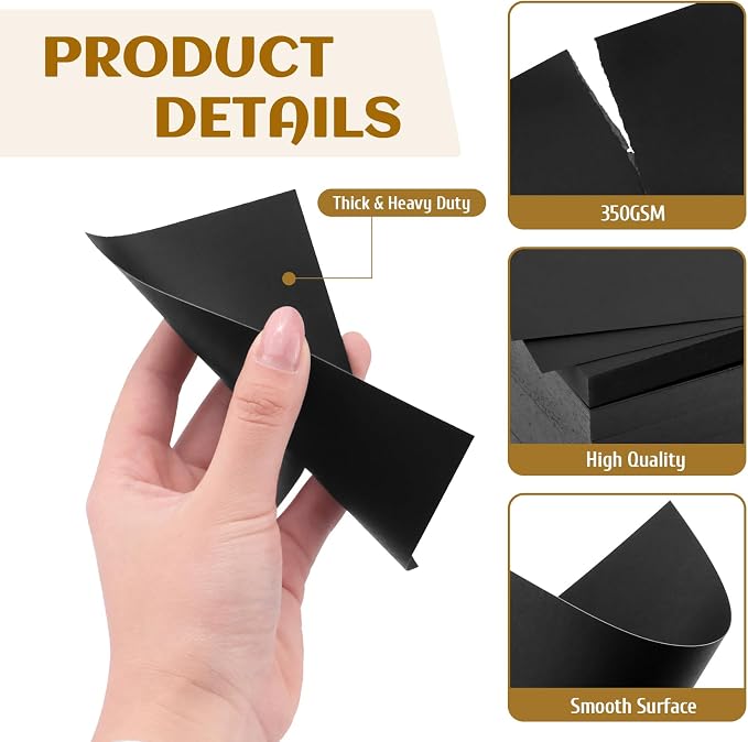 Bercoor 500 Pieces Blank 3 x 5 Inch Index Cards, Heavy Note Cards Study Cards - Image 3
