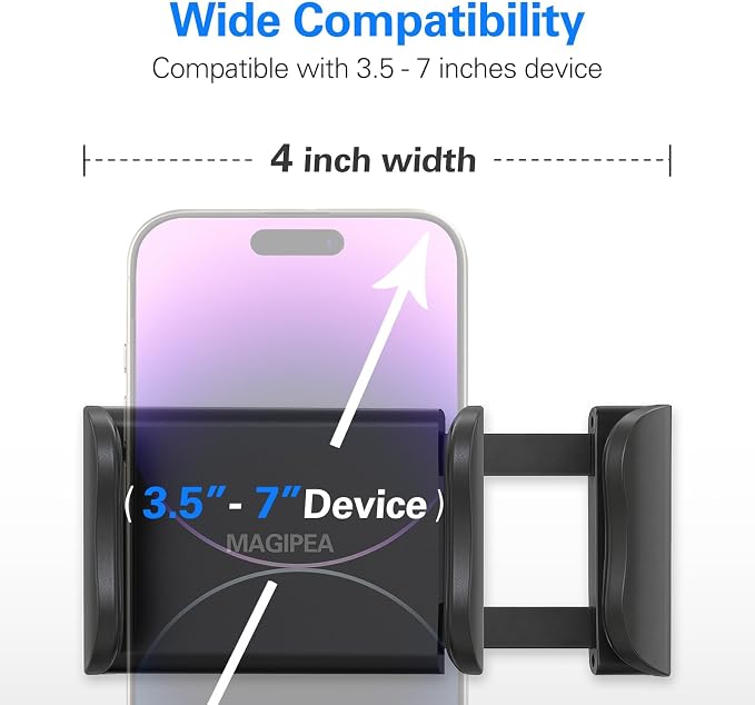 MAGIPEA Gooseneck Phone Holder for Bed, Flexible Overhead Cell Phone Mount for - Image 2