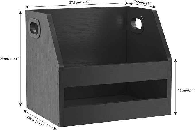 YMYNY Record Storage Holder, 14.96*11.42*11.42", UHCD001B | Vinyl Album Box - Image 3