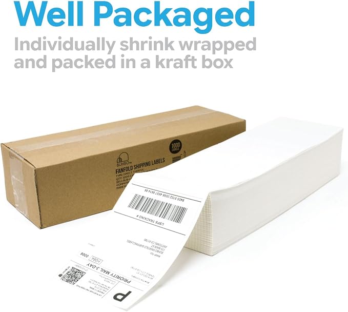 Buhbo 4 x 6 Direct Thermal Labels, Perforated and BPA Free, Compatible - Image 5