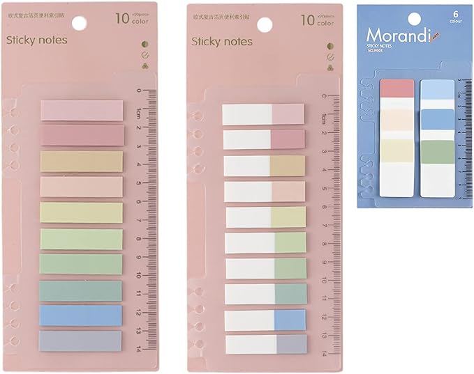3 Pack 460 Pieces Index Tabs by EGOSKY
