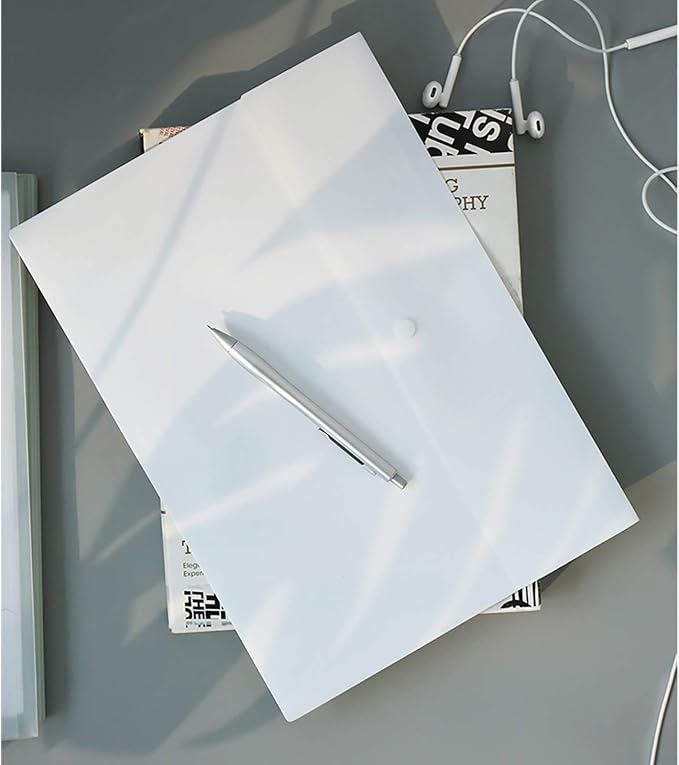 VANRA Poly File Folder Pockets File Jacket Plastic Envelope Flat Document - Image 4