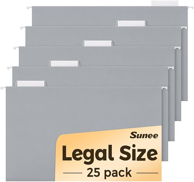 SUNEE Hanging File Folders Legal Size, Stay Organized by SUNEE