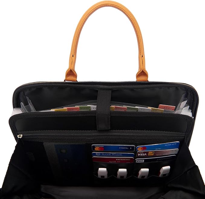 Accordian File Organizer Tote, Folder - Image 6