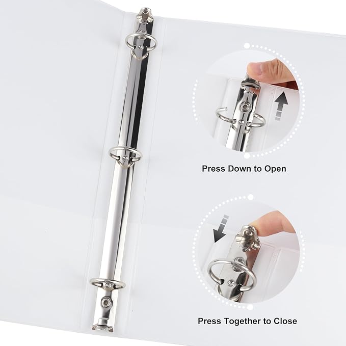 CIXILDTS 1-inch Round Ring Binder - Image 6