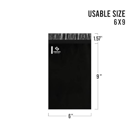 Poly Mailers 6x9 Adhesive Sealing Shipping Envelopes, Mailing Bags - Image 2