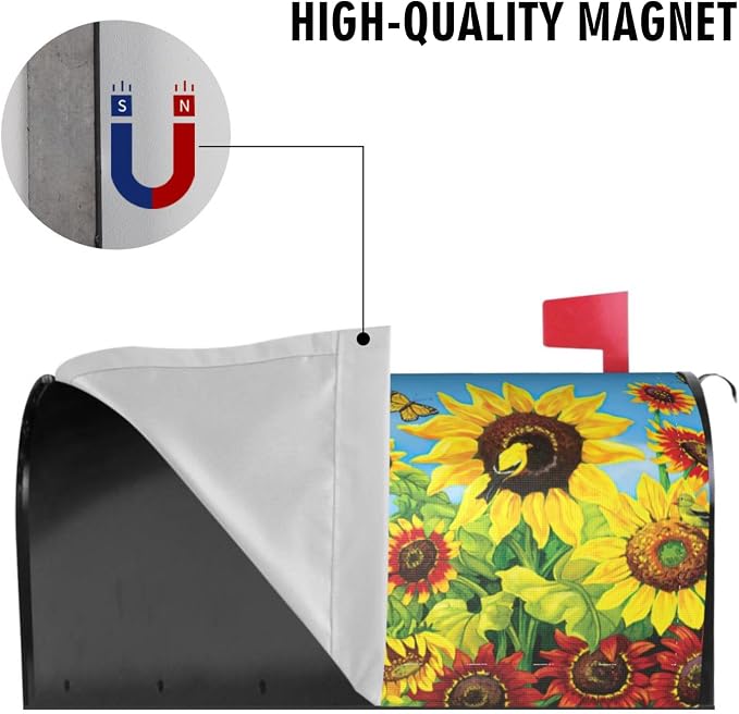 Sunflowers Mailbox Cover - Image 6