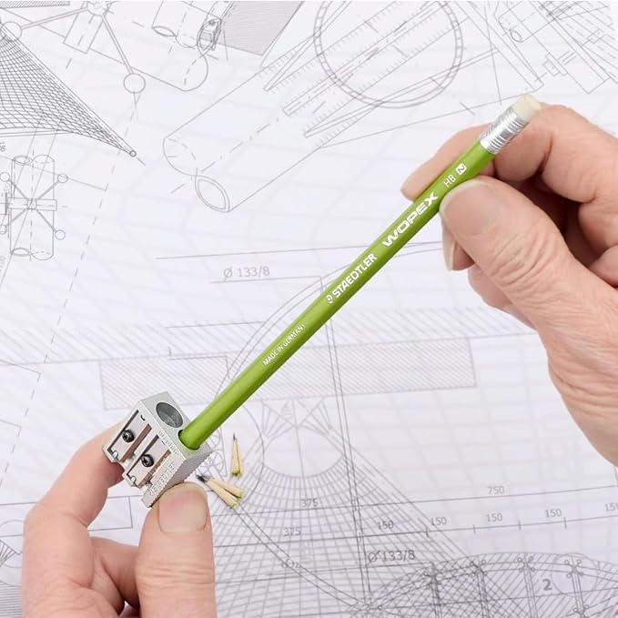 STAEDTLER Metal Double-Hole Pencil Sharpener - Image 2