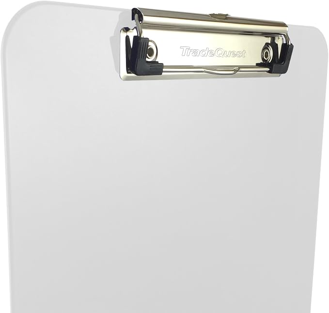 Trade Quest Plastic Clipboard Opaque Color Letter Size Low Profile Clip - Image 2