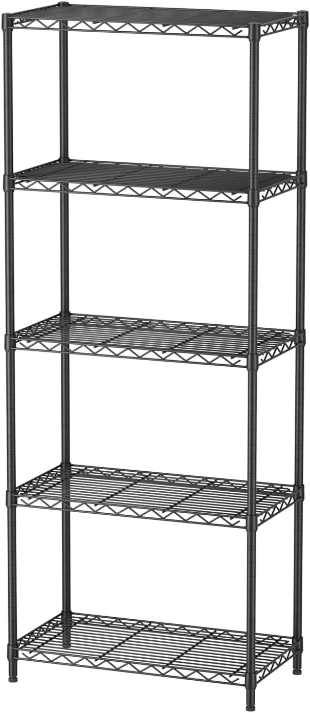 Golpart 5 Tier Adjustable Storage Shelves Heavy Duty Metal Utility Shelf 500LBS by Golpart