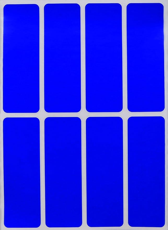 Royal Green Rectangular Stickers Color Coded Write on Labels by RoyalGreen