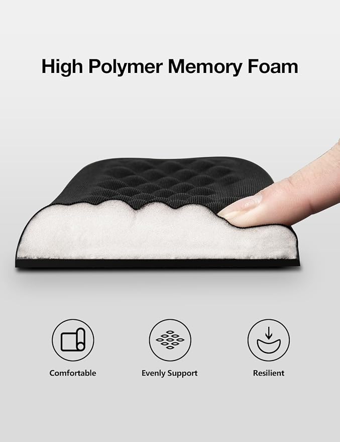 Vaydeer Wrist Rest for Keyboard and Mouse, Computer Ergonomic Wrist Support Pad - Image 8
