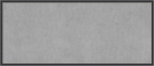 Amanti Art Black Framed Magnetic Board 21x49 Oversize Vision Board by AmantiArt