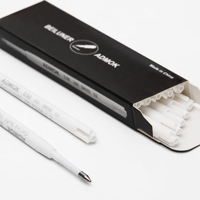 ADMOK 0.5mm Replaceable Standard Pen Gel Refills - Image 6