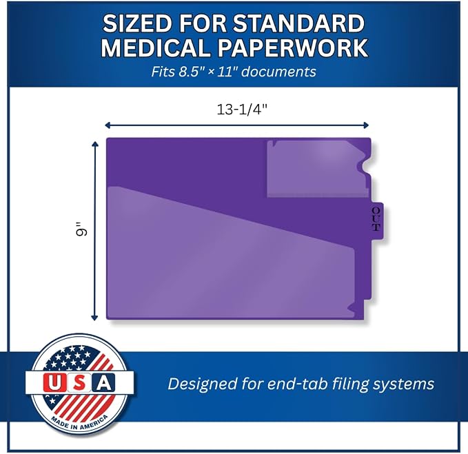 Doctor Stuff - Center Tab Vinyl Out Guides, Diagonal Cut Front Pocket, Top - Image 5