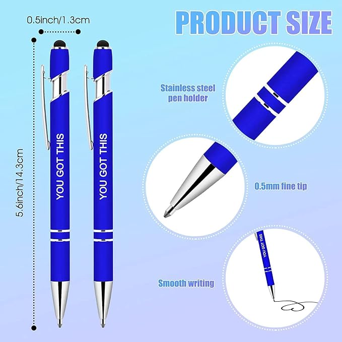 Greengines 100 PCS Inspirational Pens Bulk, Motivational Ballpoint Pen - Image 2