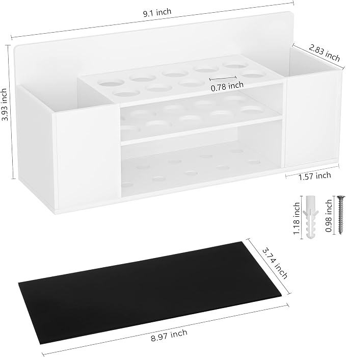 HBlife Acrylic Magnetic Dry Erase Marker Holder - Image 2