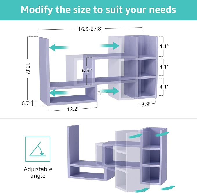 NUTIKAS Desk Shelves Desktop Organizer Shlef - Image 3