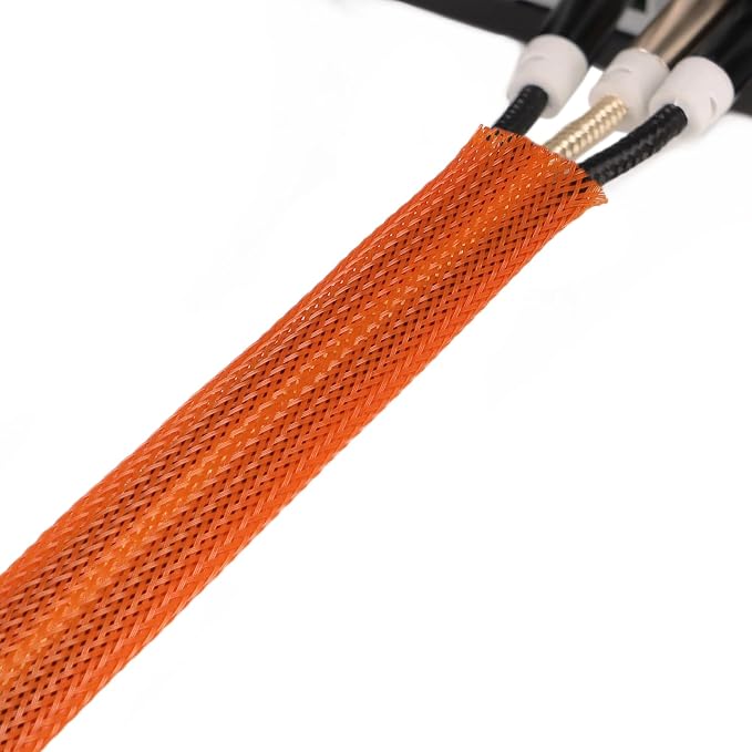25ft PET Expandable Braided Cable Sleeve 5/8inch Pet Braided Cable Sleeve - Image 8