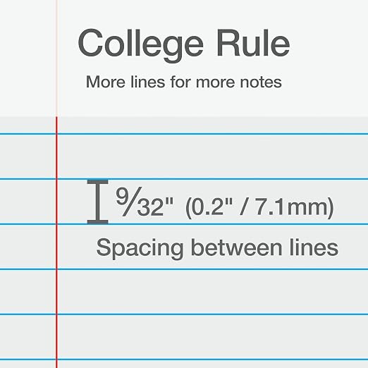 Oxford Spiral Notebook 1-Subject, Bulk College Ruled Spiral Notebooks - Image 3