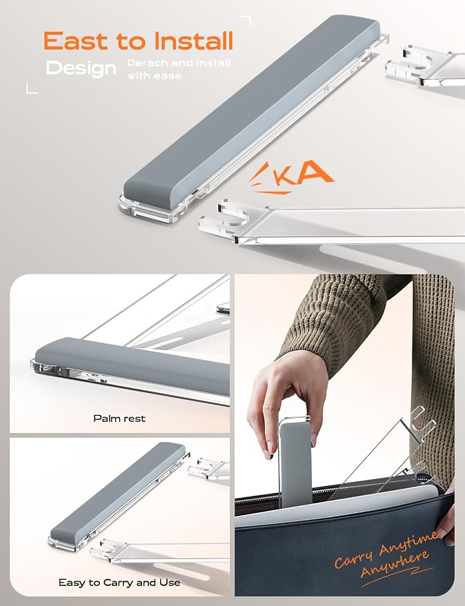 LOXP Acrylic Laptop Stand for Desk, Laptop Stand - Image 5