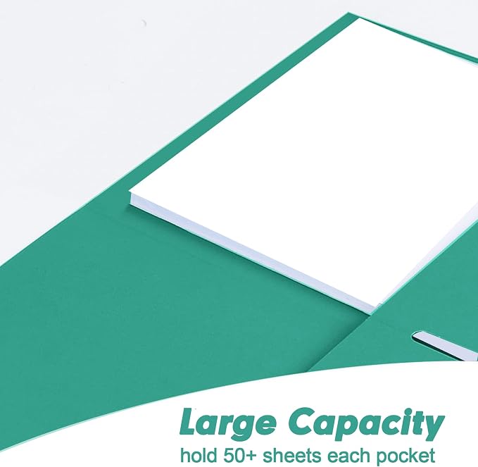 Two Pocket Folders, RAZCC 75 Pack File Folders - Image 5