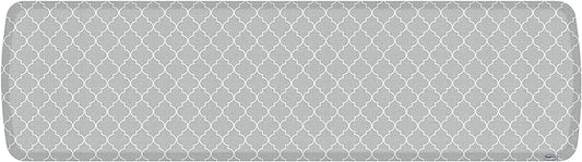 GelPro Elite Premier Anti-Fatigue Kitchen Comfort Floor Mat, 20x72, Trellis Grey Haze Stain Resistant Surface with Therapeutic Gel and Energy-Return Foam for Health & Wellness-DeskLoop Office