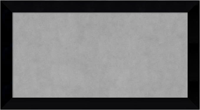 Amanti Art Black Framed Magnetic Board 15x27 Small Vision Board by AmantiArt