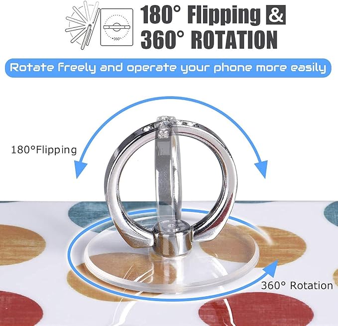 Transparent Phone Ring Holder Grip - Image 3