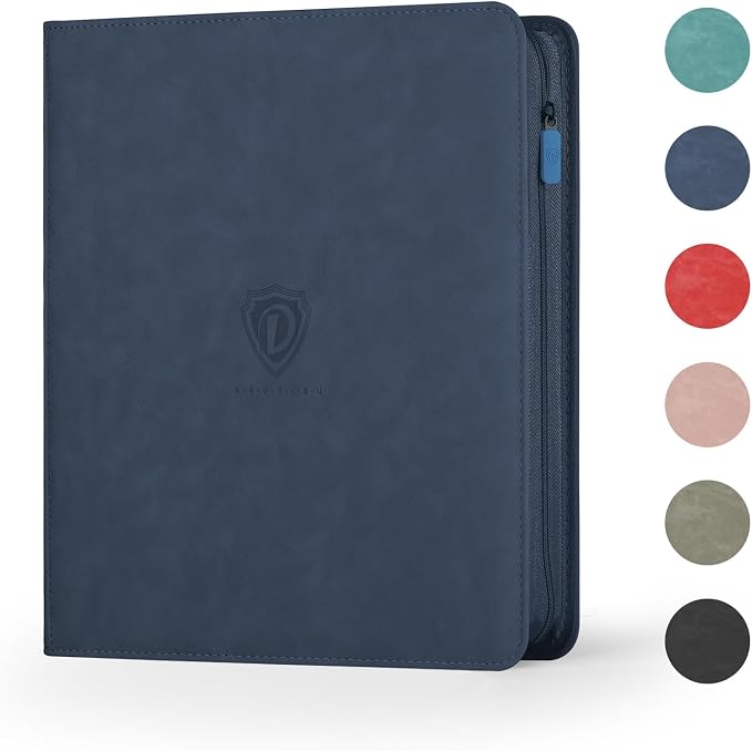Trading Card Binder with Zip, 12 Pockets Card Binder, 720 Double Sided Pocket by High-qualityCardBinder