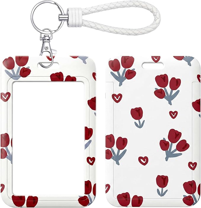 ID Card Badge Holder Key Chain by SHININGEYES