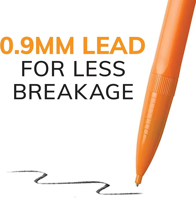BIC Xtra Strong Mechanical Pencil, Thick 0.9 mm Point and Clean-Erasing Lead - Image 3