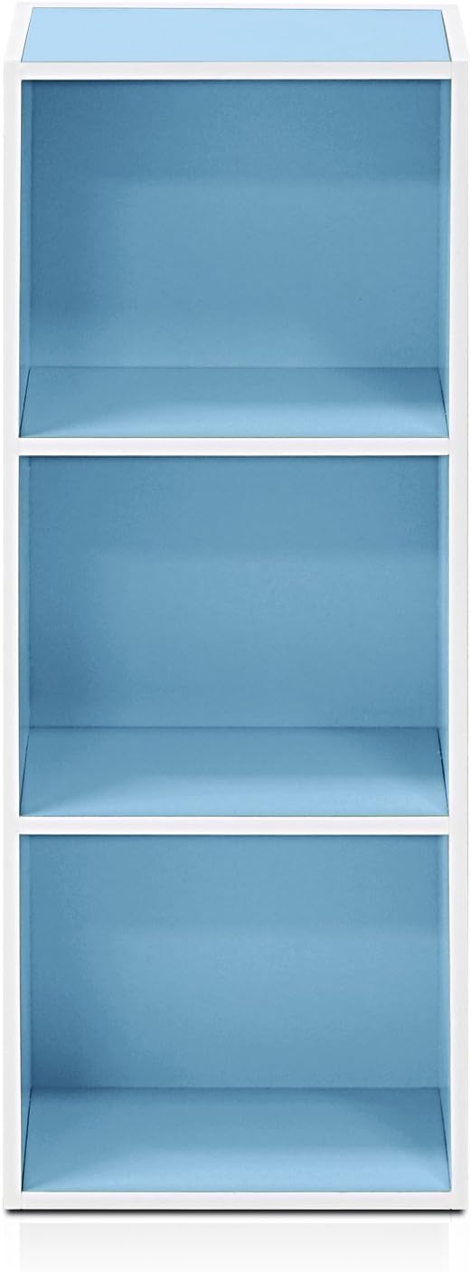 Furinno LUDER Book Shelf, 3-Cube Bookshelf, Bookcase - Image 4