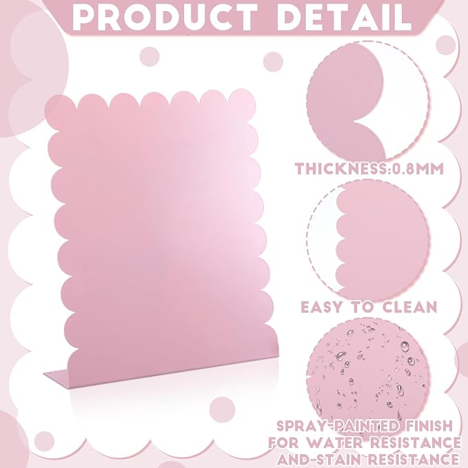 Gueevin 2 Pcs Magnet Board Standing Magnetic Metal Board - Image 4