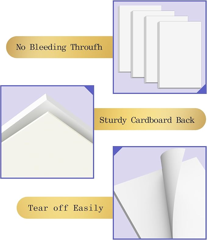 Small Note Pads 3x5 Pocket Notepad, 10 Pack Server Note Pads 3x5, Scratch Pads - Image 4