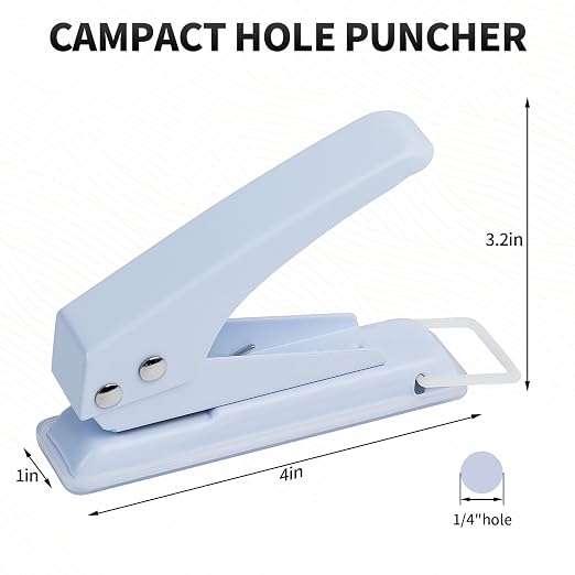 Hole Punch Heavy Duty, 1/4 in Single Hole Punch - Image 4