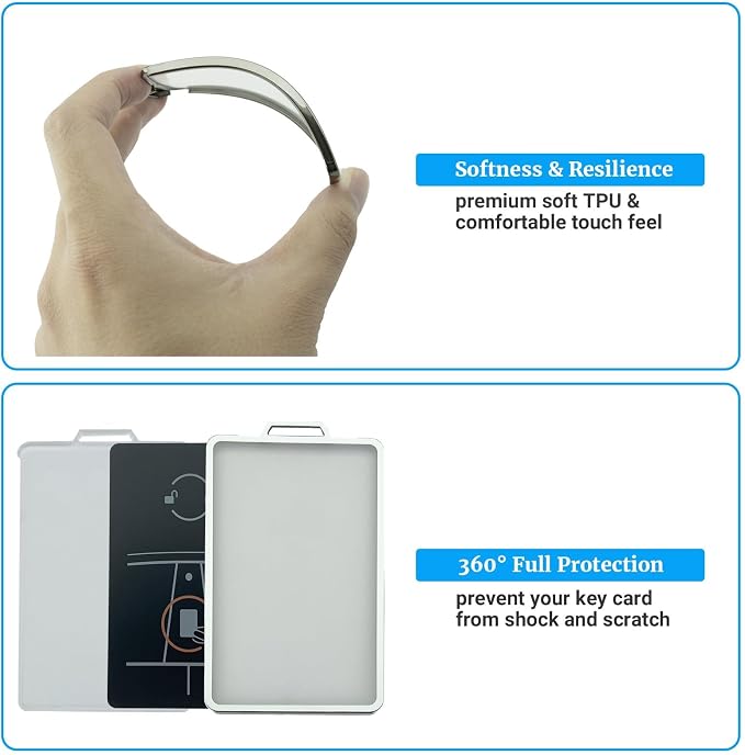 Joouheax Transparent Card Key Holder - Image 4