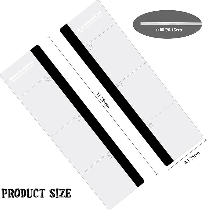 Office Desk Accessories 2pcs Monitor Memo Board Computer Message Board Office - Image 2