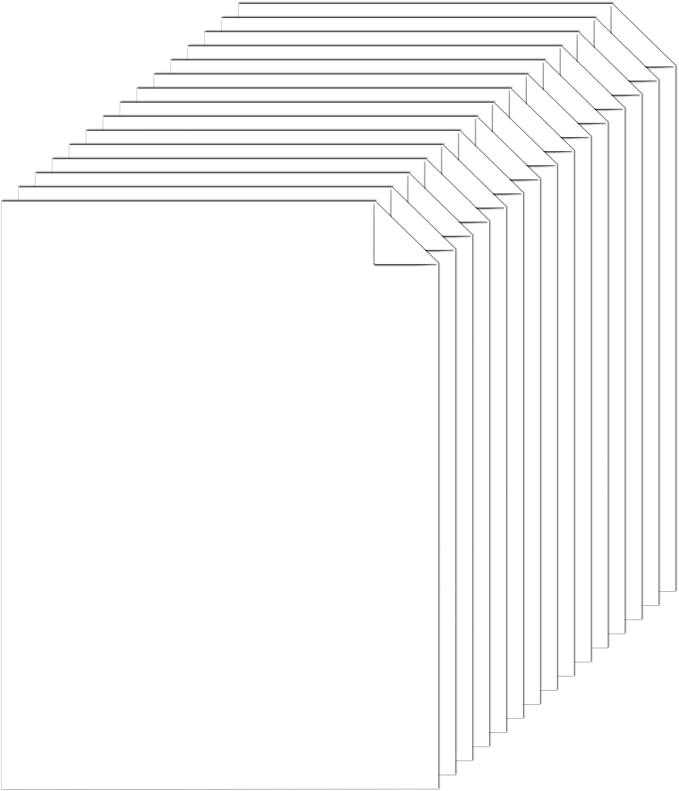 120 Sheets Bright White Cardstock 8.5 x 11 Certificate Paper, 92lb Heavyweight White Card Stock Printer Paper for DIY Cards, Business Cards, Invitations, Menus-DeskLoop Office