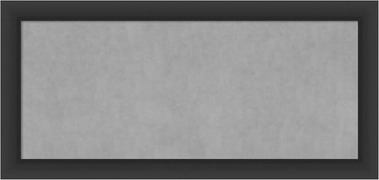 Amanti Art Black Framed Magnetic Board 25x53 Oversize Vision Board by AmantiArt
