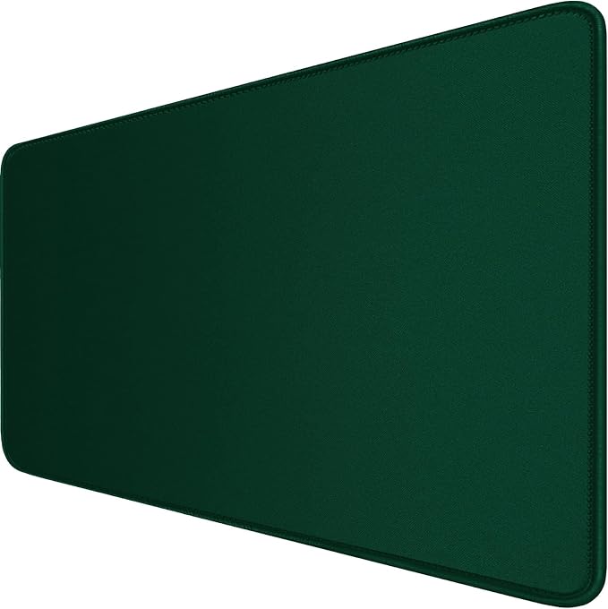 Gaming Mouse Pad with Stitched Edges, Durable Non-Slip Natural Rubber Base by Hsmienk