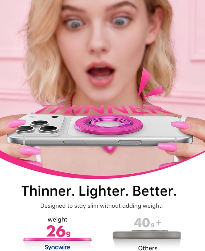 SYNCWIRE Magnetic Phone Ring Holder - Image 6
