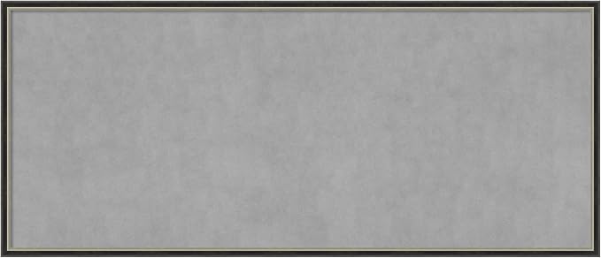 Amanti Art Black Framed Magnetic Board 21x49 Oversize Vision Board by AmantiArt