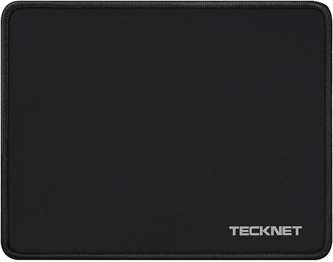 TECKNET Mouse Pad with Anti-fray Stitching, Waterproof Surface & Non-Slip by Tecknet