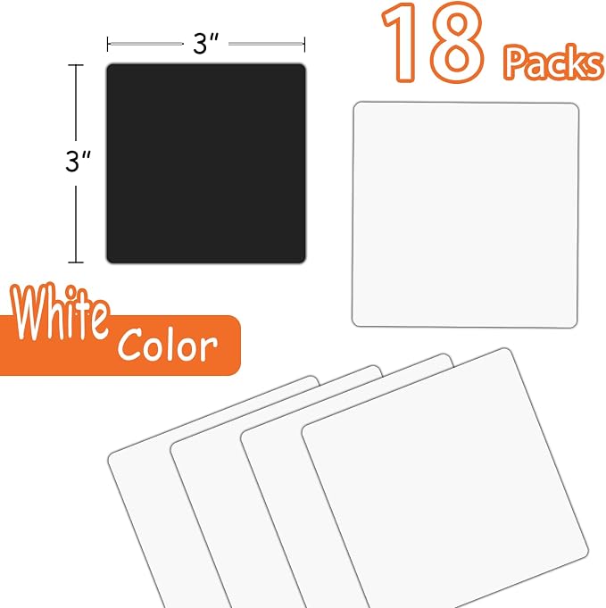 18 Packs Reusable Magnetic Sticky Notes, Door - Image 2