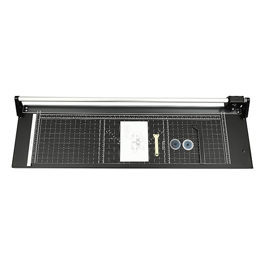 Rotary Trimmer Paper Cutter, 36Inch Manual Paper Trimmer for Crafting, Heavy Duty Rotary Papers Cutter Slider, Self-Sharpening Professional Cutting for Offices, Schools and Crafts-DeskLoop Office