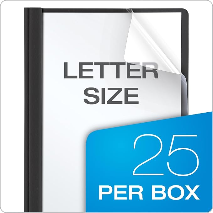 Oxford Clear Front Report Covers, Resume Cover, Presentation Cover, Letter Size - Image 9