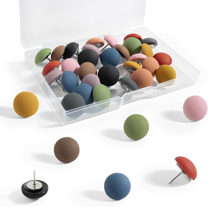 30Pcs Cute Push Pins Decorative Thumb Tacks, Bulletin Board Tacks, Cork Board - Image 4