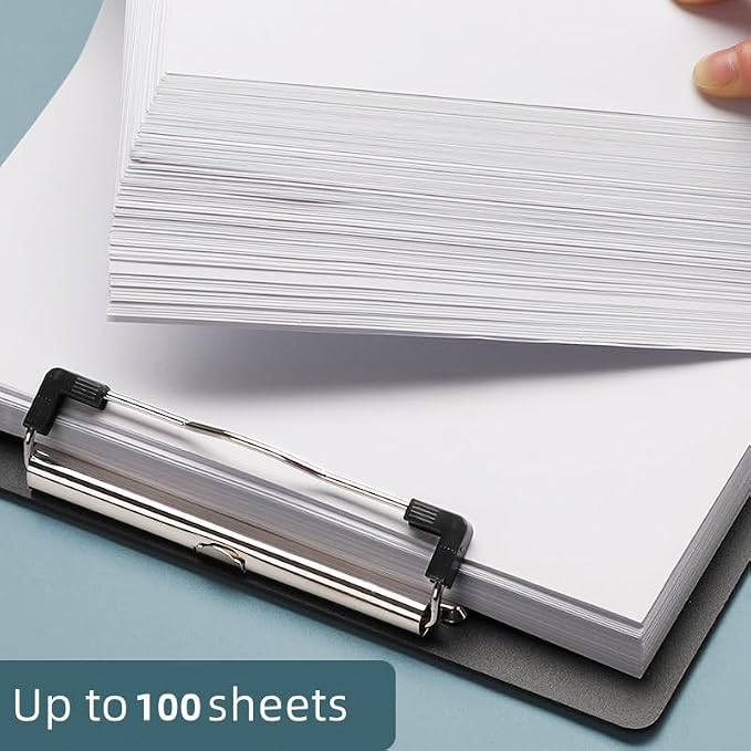 Plastic Clipboards, 6 Packs A4 Clipboard Folder, Paper Clips, | Nursing - Image 2